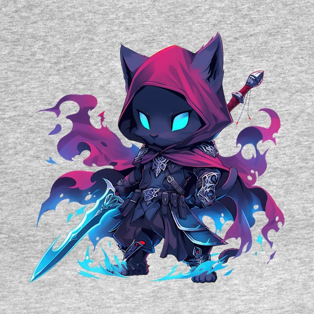 Mystic Knight Cat Hero by SundayDonuts